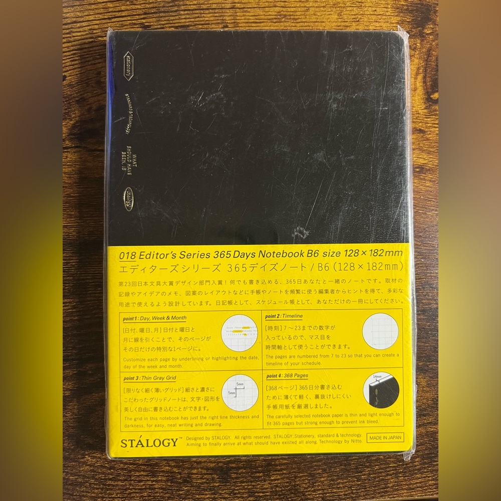 Brand new Stalogy 018 Editors Series notebook